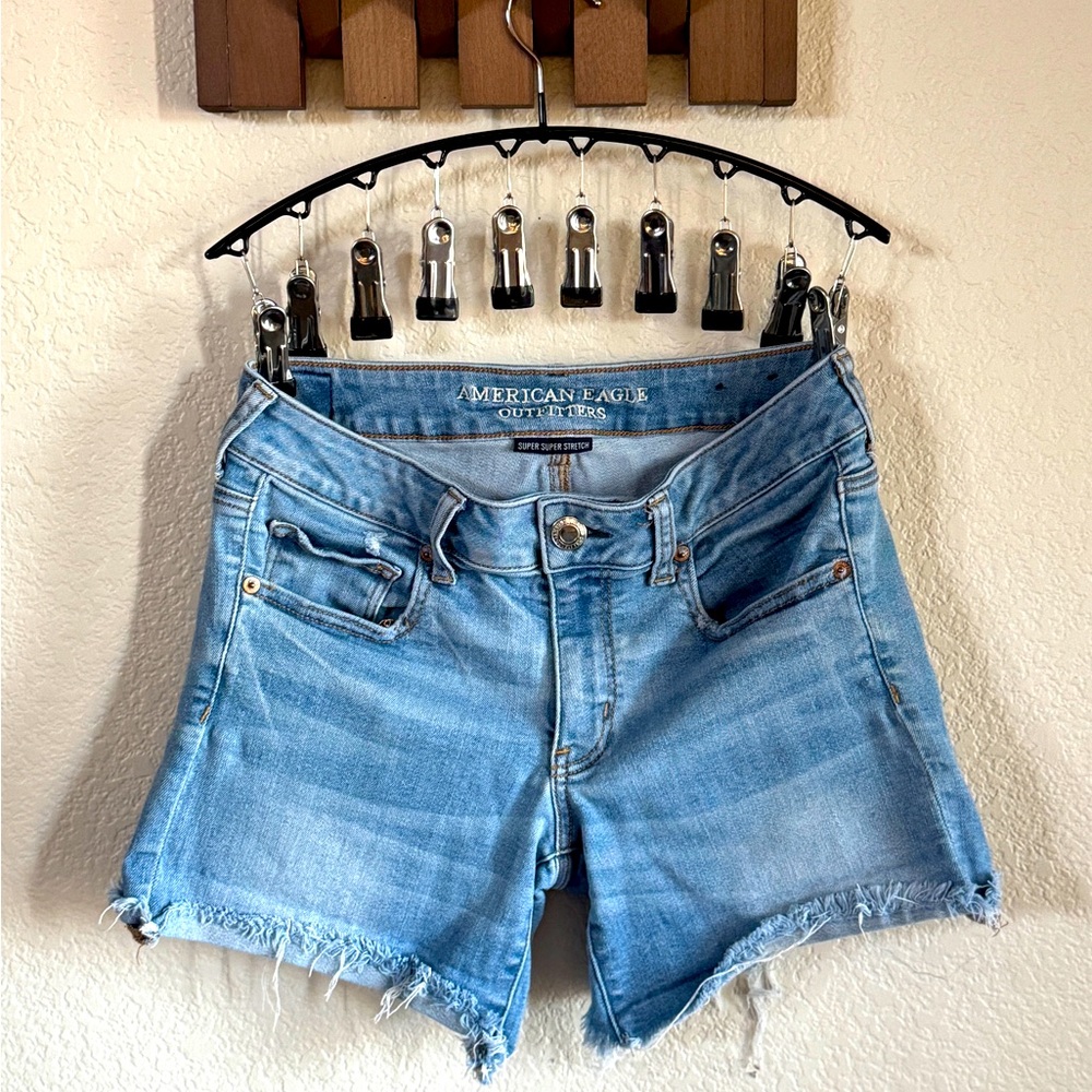American eagle denim jean shorts